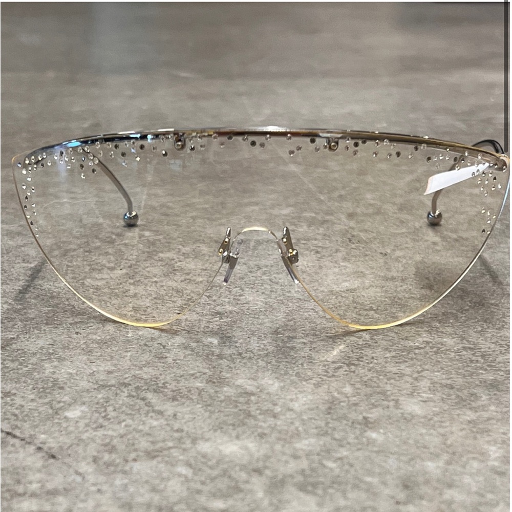 Authentic Givenchy Shield Crystal Glasses - Picture 2 of 5